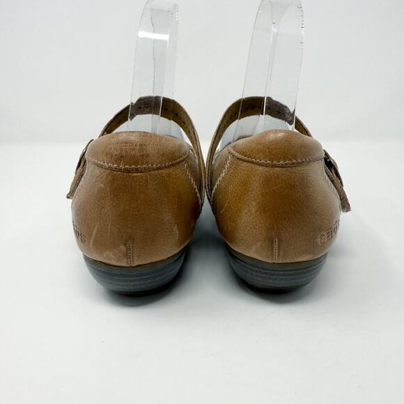 Taos Tan Leather Esteem Mary Janes Women's Sz 10 Cushioned Insole w Arch Support - Picture 5 of 10